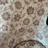 Vintage velvet toad armchair