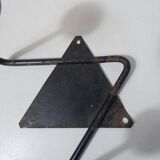 Coat rack with wooden ball hooks