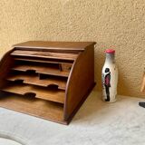 Office storage with plain curtains France JM Paillard vintage design bauhaus art deco 1900