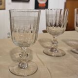 Set of 8 Baccarat glasses