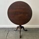 Georgian style antique  oak tilt top tripod occasional side table
