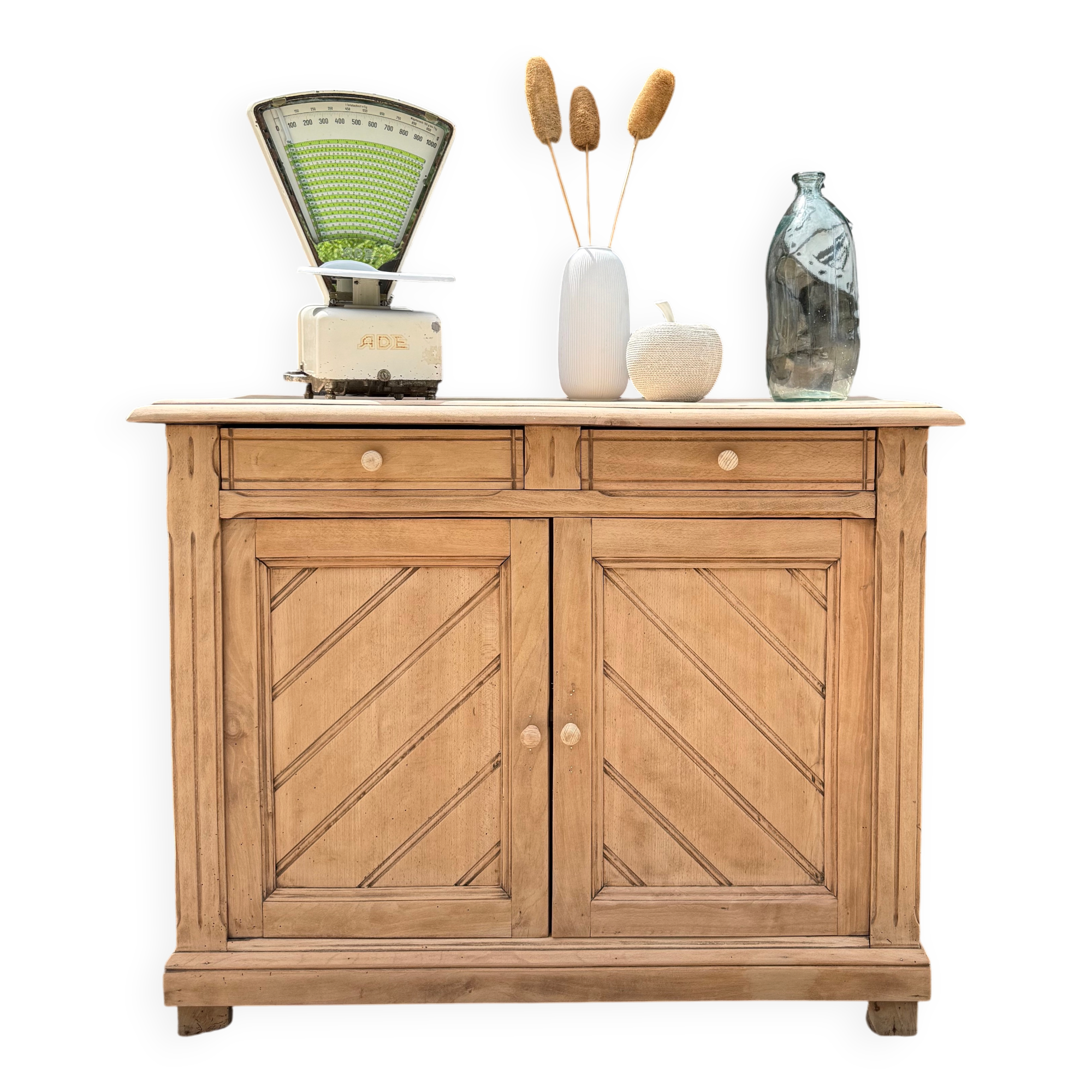 Buffet bois massif rénové