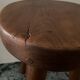 Pair of farmhouse stools in solid oak