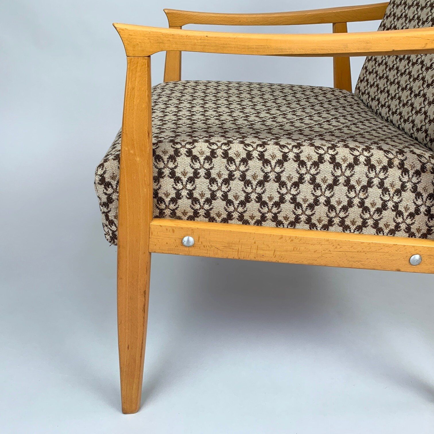 Pair of Mid Century Armchairs, Czechoslovakia 1970's