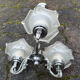 Suspension chrome chandelier and Murano glass paste, 20s / 30s.