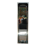 Bevelled mirror in brushed aluminium 1970