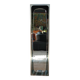 Miroir biseauté en aluminium brossé 1970