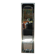 Miroir biseauté en aluminium brossé 1970