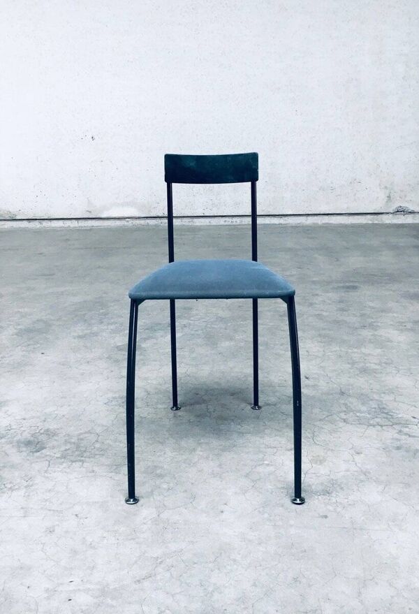 Postmodern Lolly Dining Chair Set from Fly Line, Italy, 1980s, Set of 9