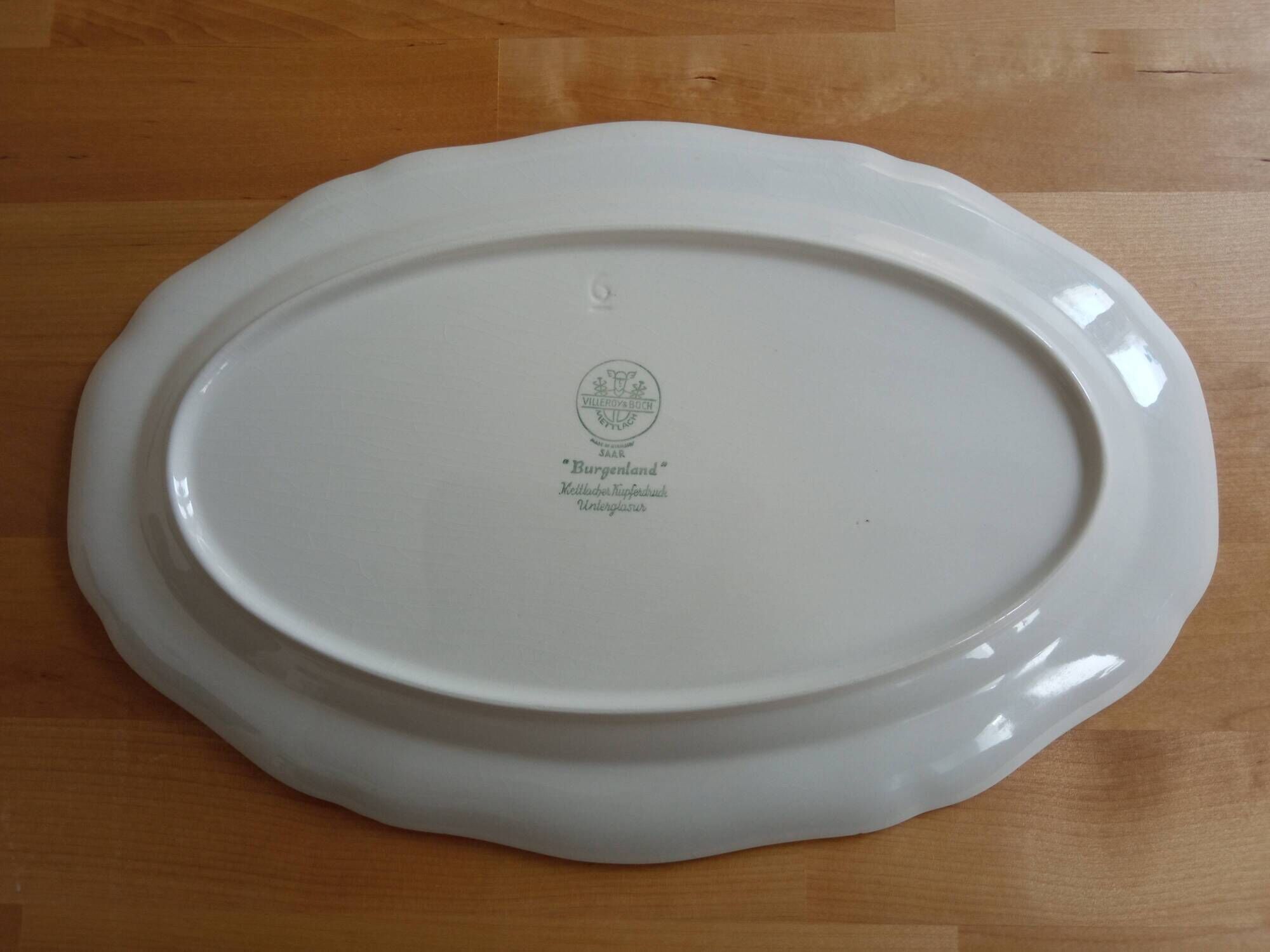 Large oval dish Villeroy and Boch