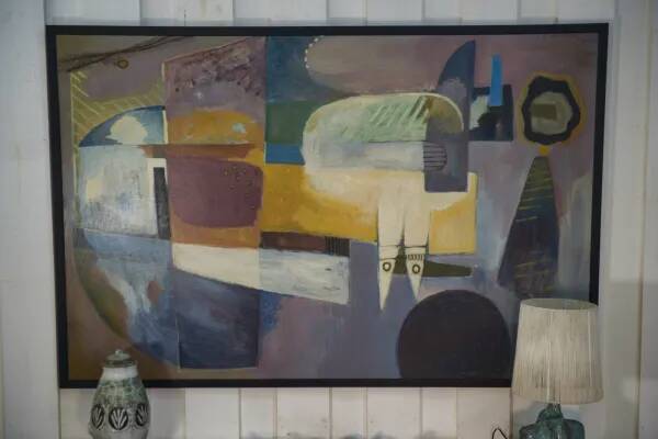 Abstract painting/canvas, 1969