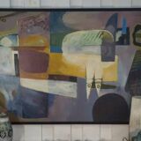 Abstract painting/canvas, 1969