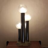 1970s space age vintage floor lamp with multiple lights