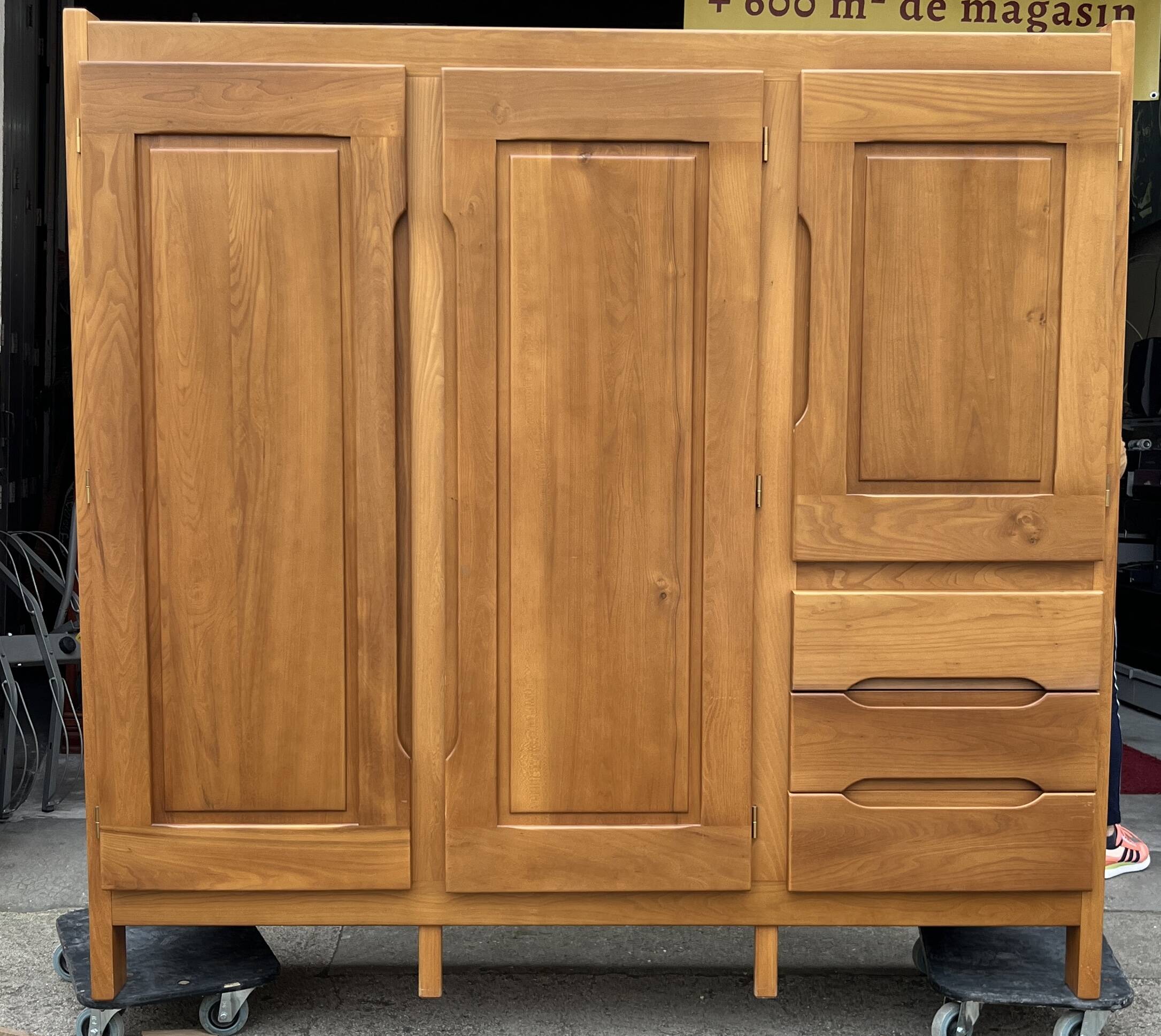 Large elm cabinet from Maison Regain