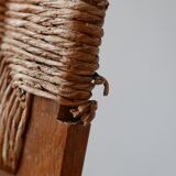 Ensemble de chaises de salle à manger hollandaises d’arts et d’artisanat par W Kuyper