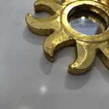 Golden sun mirror