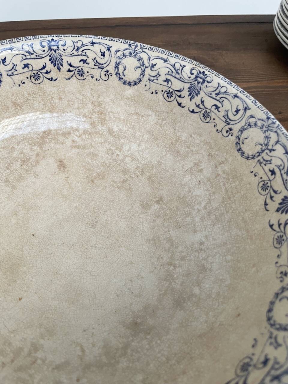 Set of 23 pieces of Marie Louise ironstone service