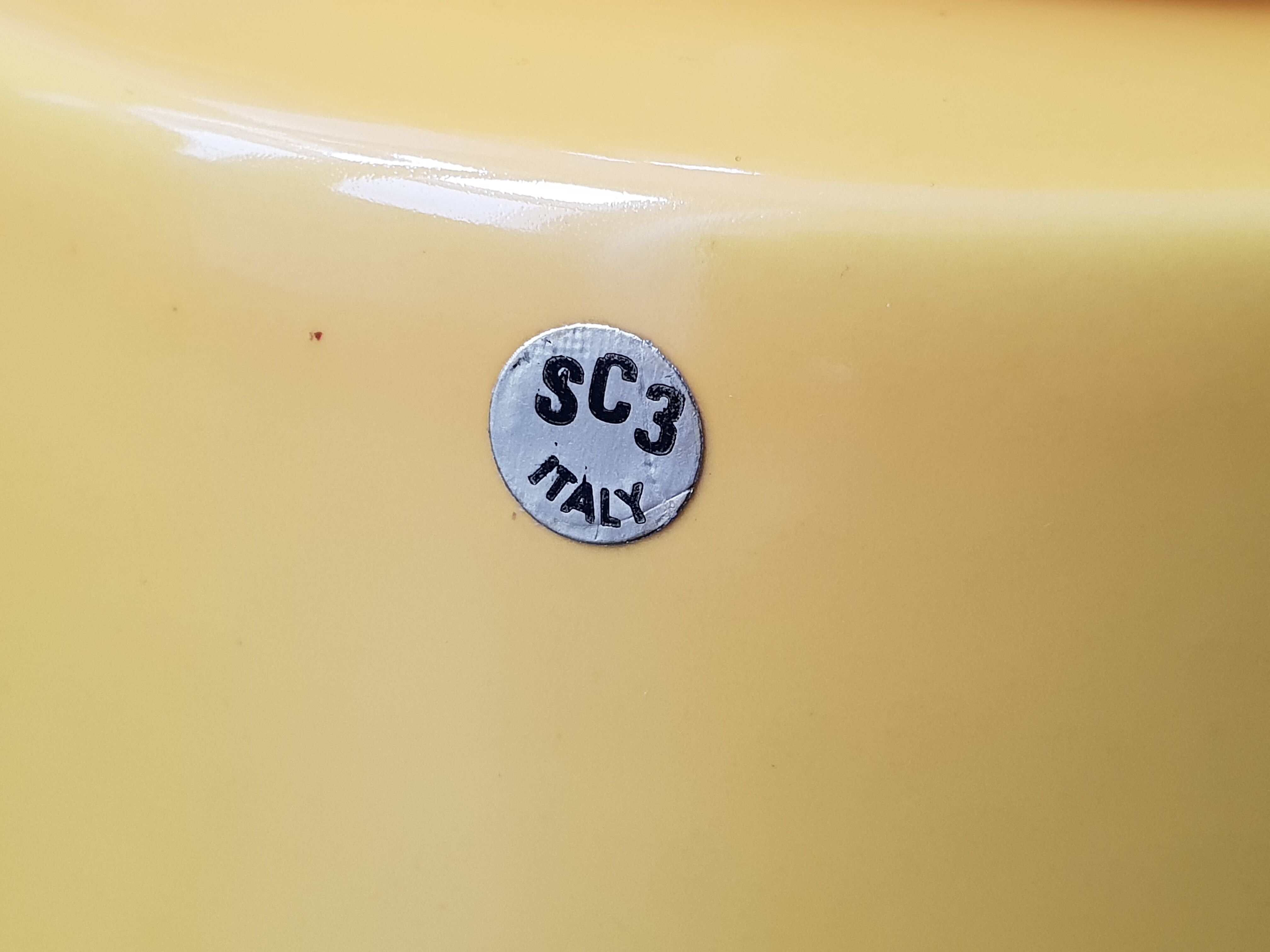 Pair of vintage SC3 lamps by Marcello Cuneo for Gabbianelli