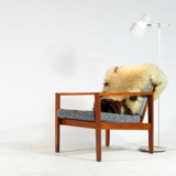 Vintage teak chair retro 1960s