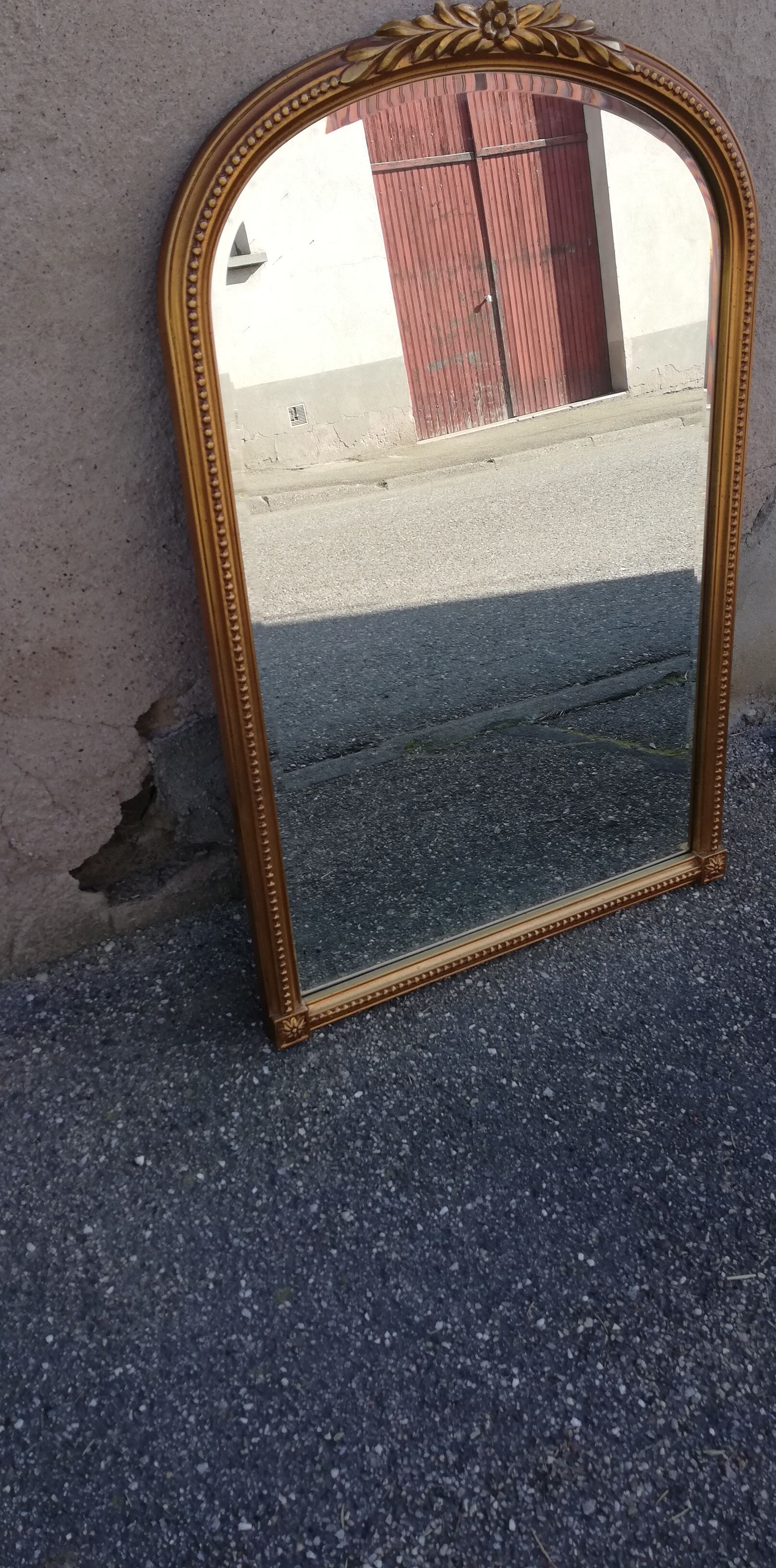 Miroir vintage doré