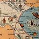 Old poster map of French Indochina (tourism) - 1931