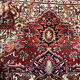 Wool rug, Persian carpet reproduction, Heriz