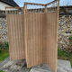 Vintage 1960s woven wicker screen