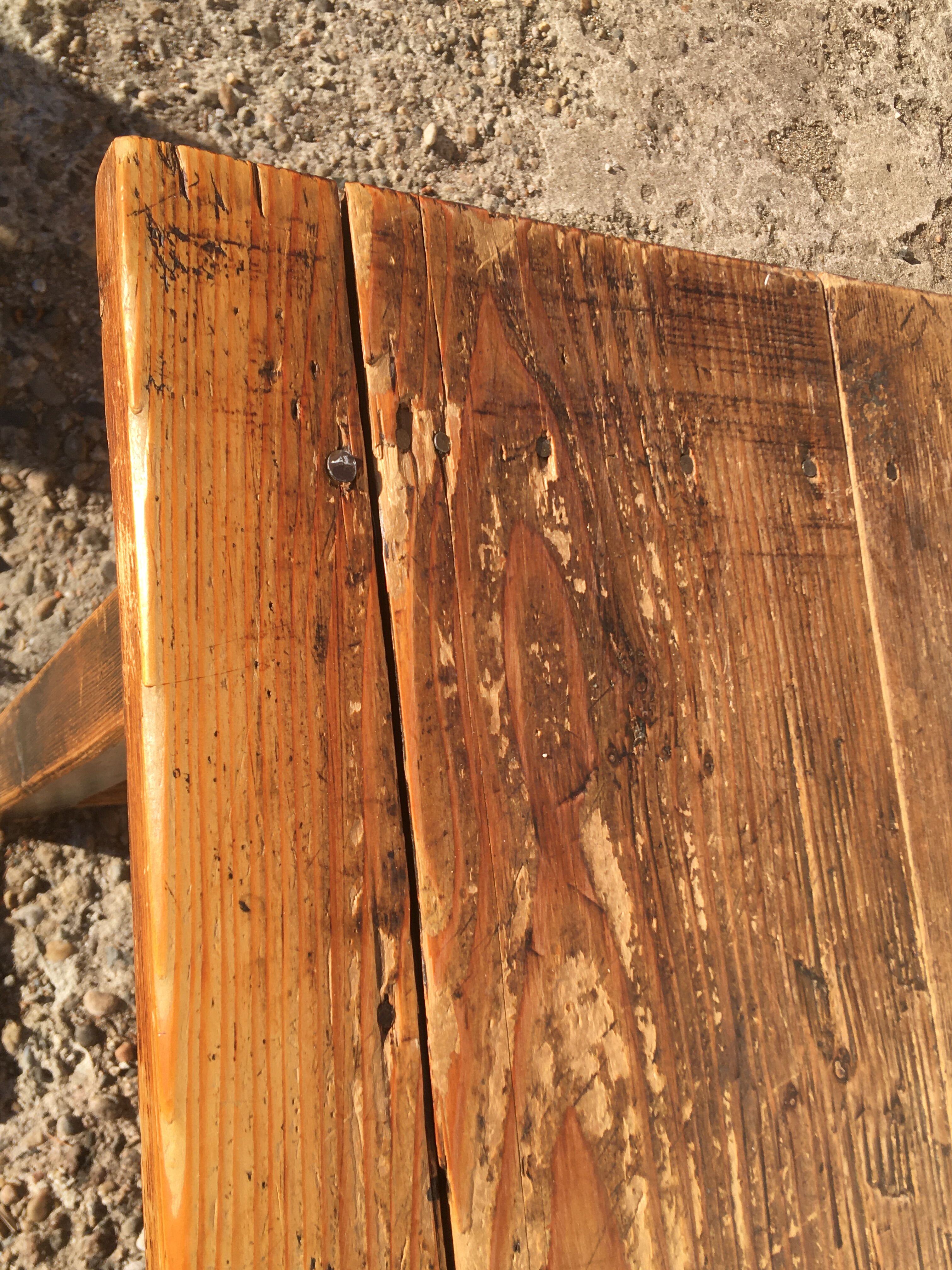 Farm table in fir 150 cm 2 drawers