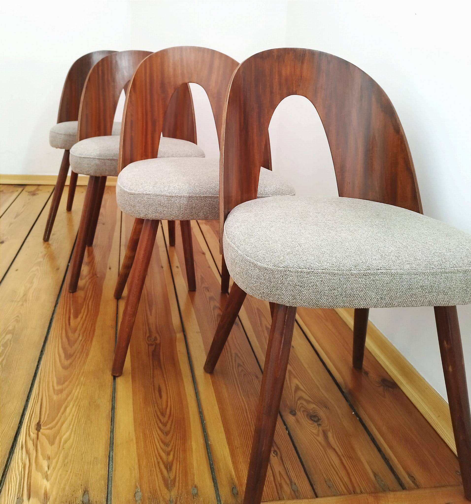 Dining Chairs by A. Suman for Tatra Nabytok, Former Czechoslovakia, 1960s, Set of 4