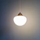 Art Deco pendant in white opaline, 1930