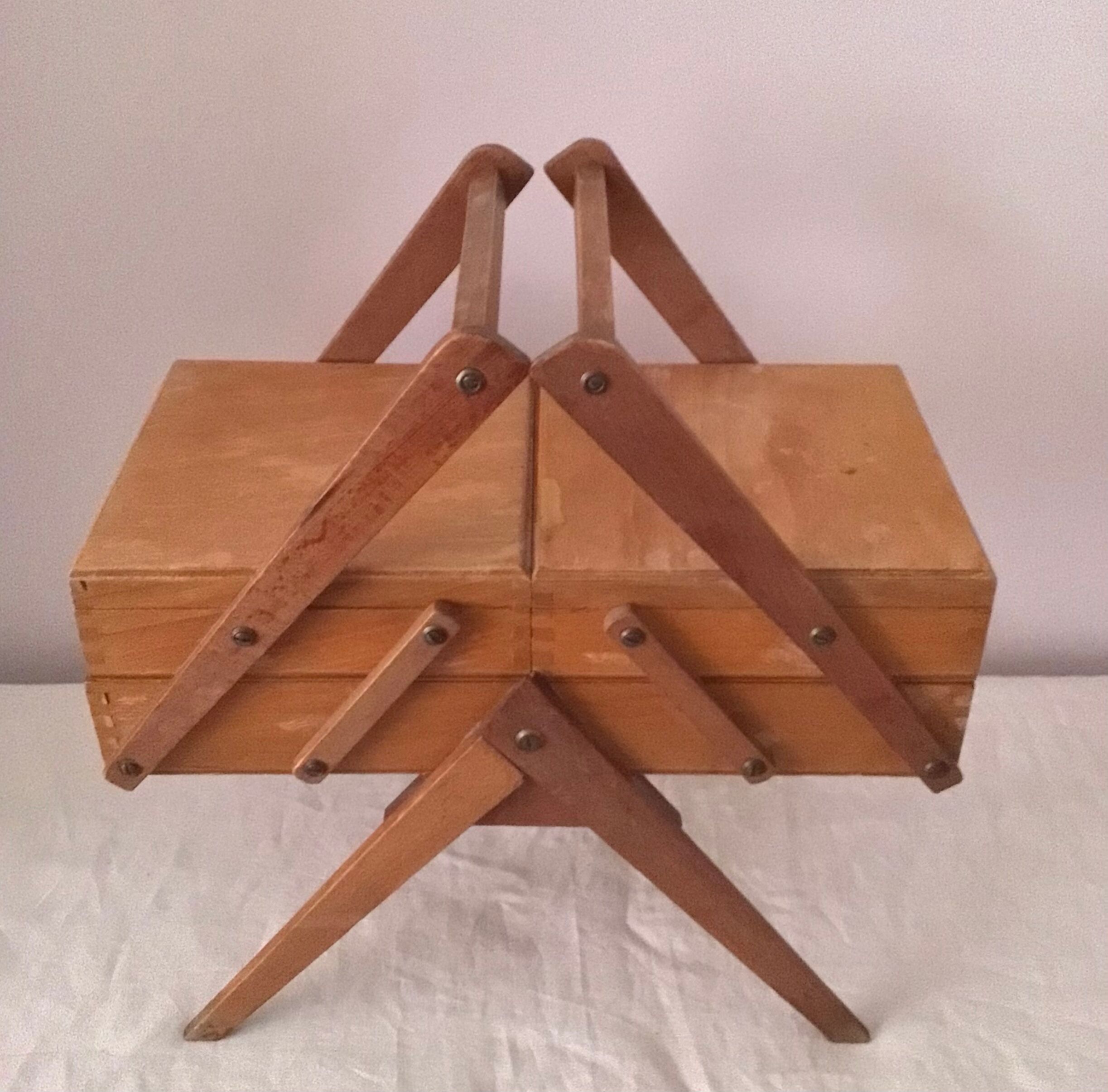 Worker, former sewing box