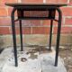 Old children's desk, metal and wood