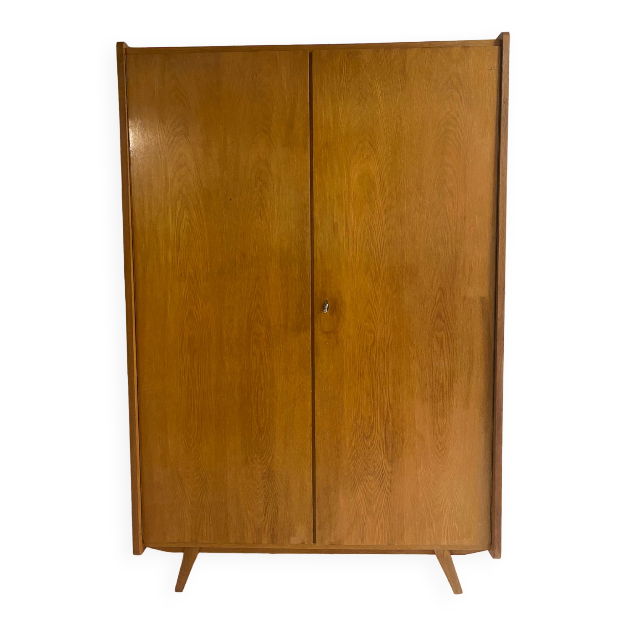 Vintage wardrobe with compass feet