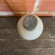 Vintage grey glazed stoneware bottle paul langeron with metal stopper