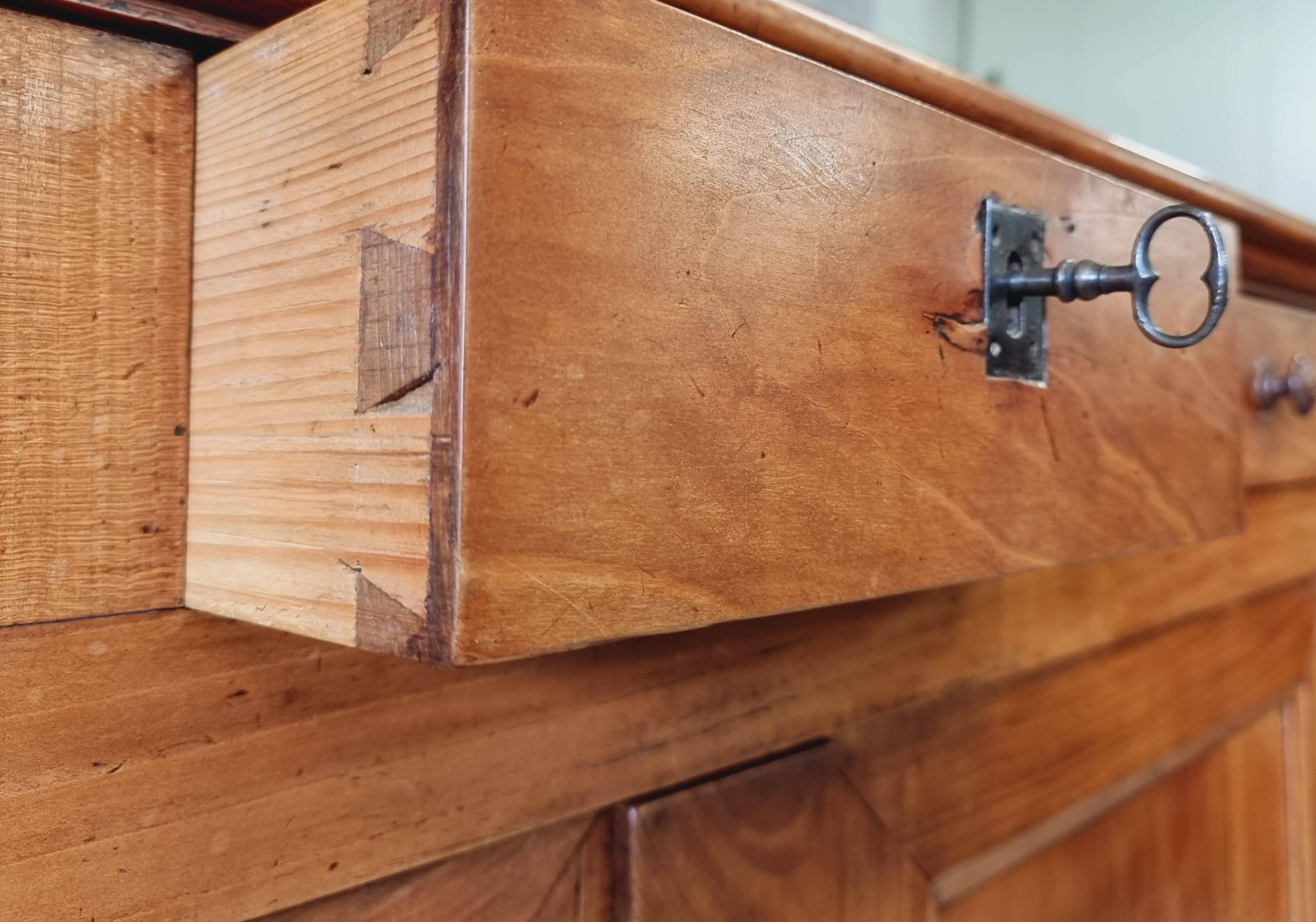 Buffet ancien enfilade commode 19ème siècle en merisier français
