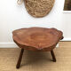 Table basse brutaliste tripode