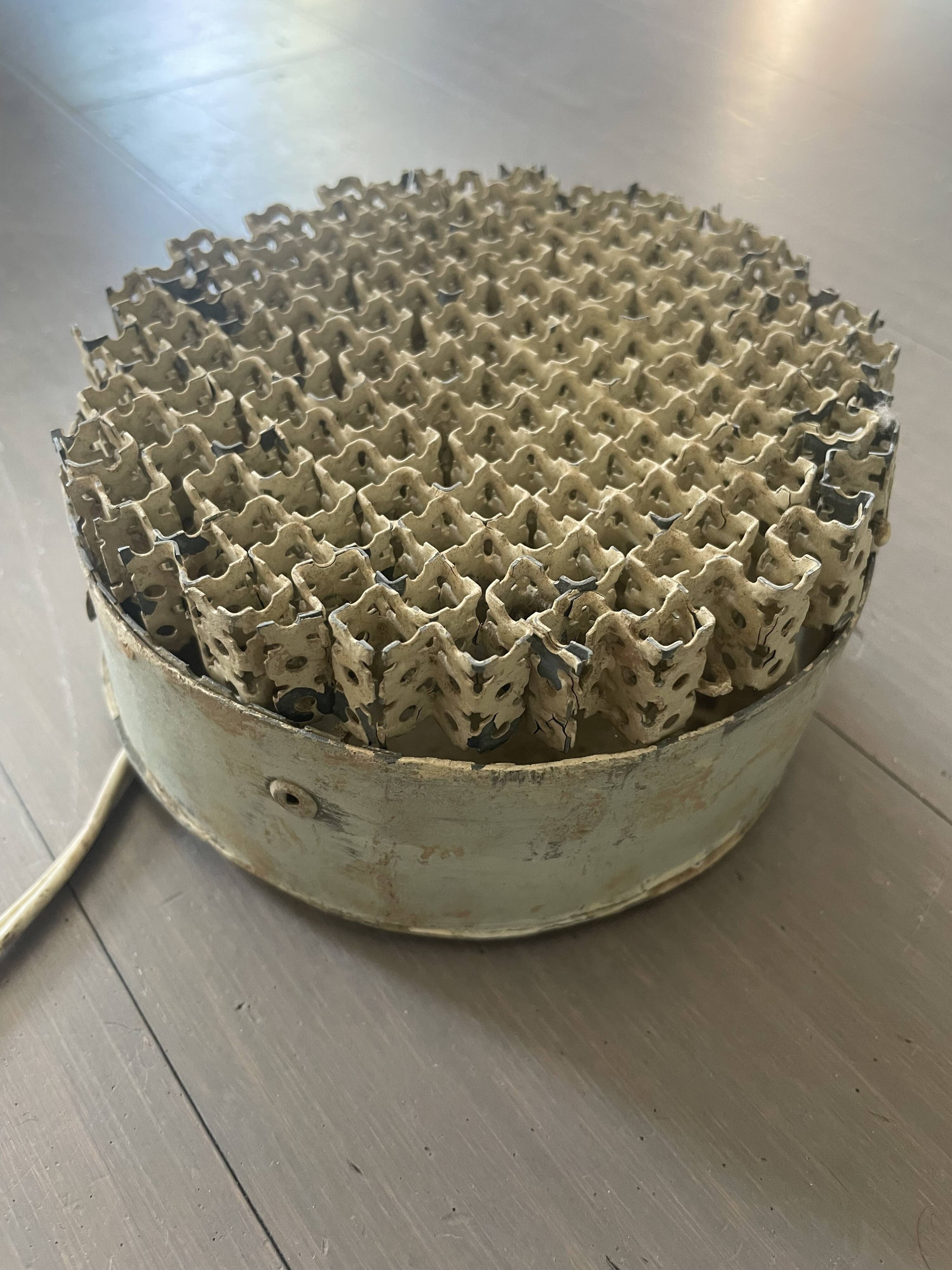 Table d'appoint lumineuse Française des années 1950