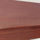 Large square mirror in exotic wood 100x100 cm - Elegant Scandinavian design