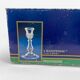 Pair of cristal d'arques candlesticks, maintenon model, 1980s