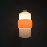 White and orange opaline suspension