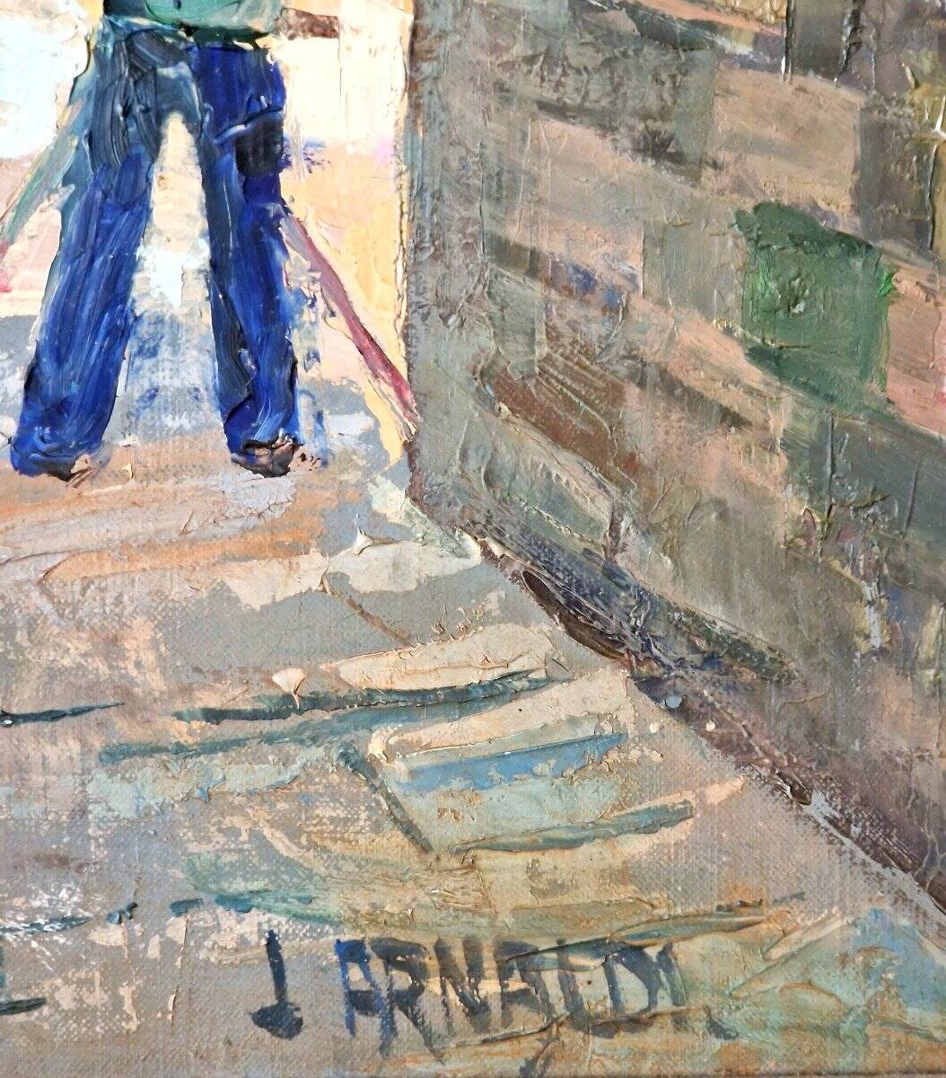 Tableau Montmartre by J. Arnaldi