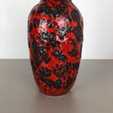 Large Pottery super color Fat Lava Multi-Color 239-41 Vase Scheurich WGP, 1970s