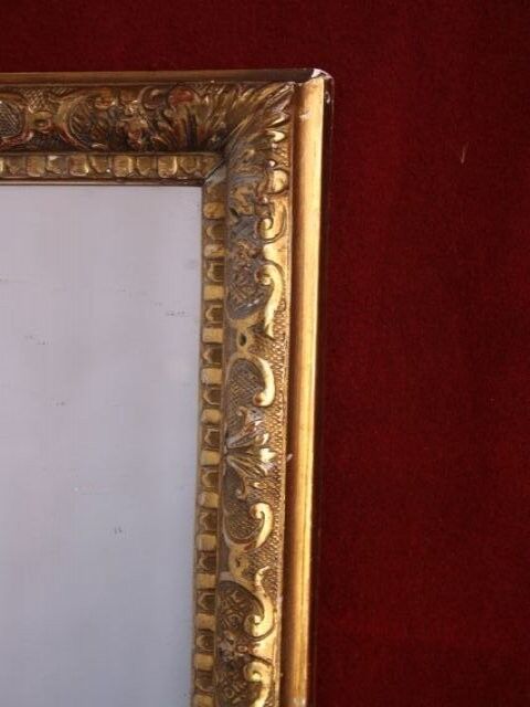 Stucco mirror Golden style 67 x 52 cm