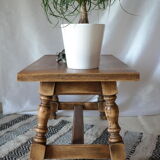 Country coffee table western vintage oak