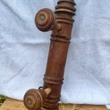 Bamboo coat rack with 2 hooks