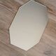 Antique hexagonal mirror