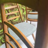 Set of 4 Scandinavian chairs 1970