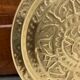 Brilliant brass dish