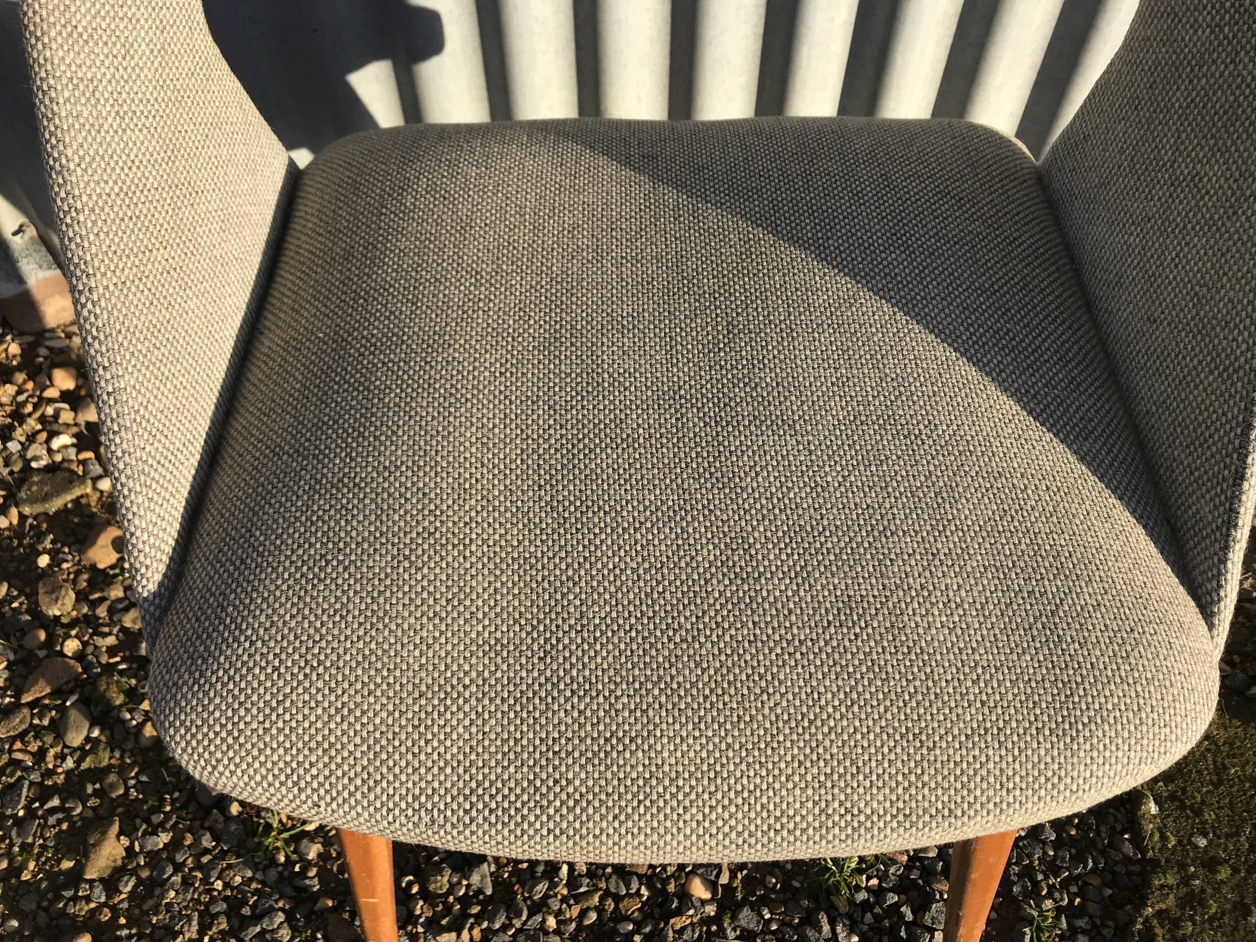 Set of 4 chairs Louis Paolozzi 1950