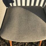 Set of 4 chairs Louis Paolozzi 1950